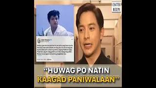 Alden Richards, inalmahan ang kumalat na pekeng tweet tungkol sa kanya!