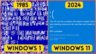 The Strange Evolution Of Windows "Blue Screen Of Death"!