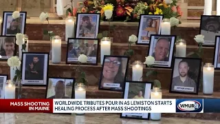 Worldwide tributes pour in as Lewiston starts healing process