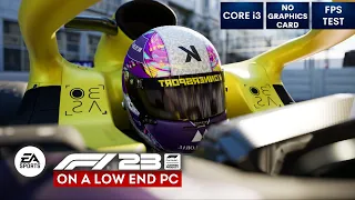 F1 23 gameplay on Low End PC | NO Graphics Card | i3