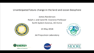 Unanticipated Future Change in the Land and Ocean Biosphere