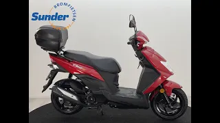 SYM ORBIT III 45KM ROOD bj: 2020 2058 km tweedehands scooter bij Sunder Bromfietsen