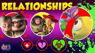 Pixar Romantic Relationships: ❤️ Healthy to Toxic ☢️