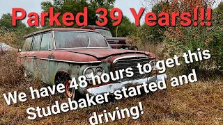 Will it run?  48 hours to start and drive a 1963 Studebaker Wagonaire parked 39 years!