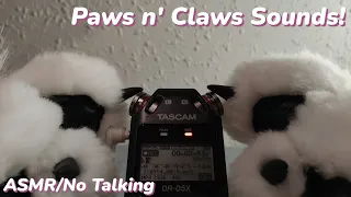 [Furry ASMR] Pawb, Fur, and Claw Sounds 🐾 | No Talkin'