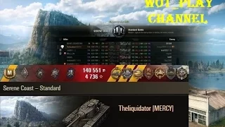 World of Tanks  T110E5  10 kills 11k dmg  Serene Coast – Standard  RU-server  0.9.10  WOT