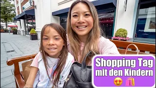 Ich raste aus 😱 Shopping Tag mit den Kindern! XXL Outlet Sommer Fashion Haul VLOG | Mamiseelen