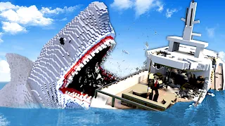 MEGALODON SINKS YACHT! (Teardown)