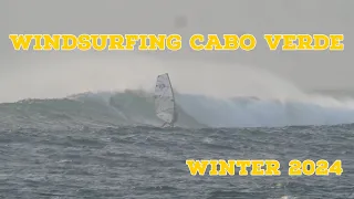 Windsurfing on Cabo Verde Sal 2024 // Tobias Bjørnaa