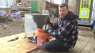 HOW TO MIX and USE Ferrocement (tiny houses, water catchment systems w/ concrete)