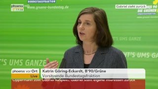 Kanzlerkandidat der SPD steht fest: Katrin Göring-Eckardt zu Martin Schulz am 24.01.2017