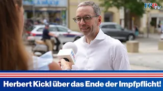 Herbert Kickl über das Ende der Impfpflicht!