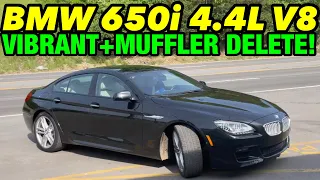 2015 BMW 650i 4.4L V8 w/ VIBRANT RESONATORS & MUFFLER DELETE!