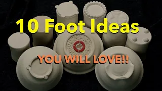 10 Great Foot Ideas for Pottery!