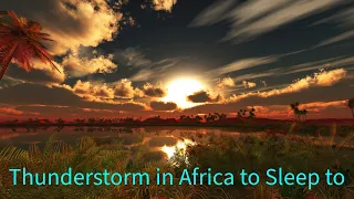 Tinnitus Masking Sound Therapy - Thunderstorm in Africa to Sleep to - #tinnitus #sleep #rain