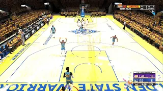 NBA 2K22 Posterize Dunk on Jonathan Kuminga