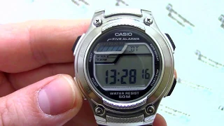 Часы Casio Illuminator W-212HD-1A [W-212HD-1AVEF] - видео обзор от PresidentWatches.Ru