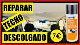 🔻 REPARACIÓN DE TECHO Descolgado 🔻opel zafira solucion mas rápida y barata!!!