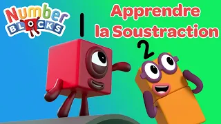 Apprendre la Soustraction! -  @NumberblocksFrancais