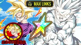 100% STR EXCHANGE SSJ GOKU ➜ SSJ2 GOHAN LEVEL 10 LINKS SHOWCASE! | DBZ Dokkan Battle