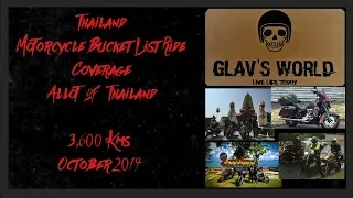 Glav's World Bucket List Ride through Thailand (Almost)