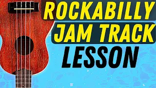 Rockabilly Ukulele Lesson || “Summertime Blues"  JAM TRACK  🎶
