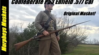 Shooting An Original 1853 Enfield Rifle Musket