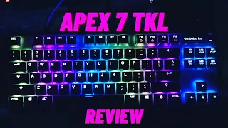 Steelseries Apex 7 TKL Review - Compatibility, Software, Sound Test (Red Switches)