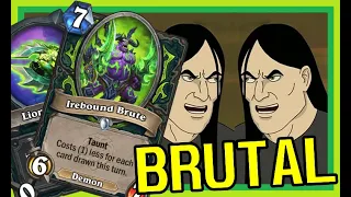 This NEW OTK Demon Hunter is BRUTAL! | Questline Brute DH! w/ Lion's Frenzy OTK??? | Hearthstone