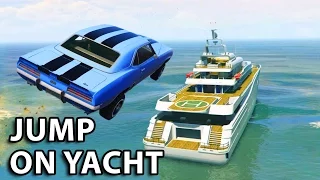 GTA V - 2 Fast 2 Furious Jump on yacht Scene