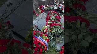 Владимиру Жириновскому на Новодевичьем кладбище открыли памятник основателю лидеру ЛДПР. #shorts