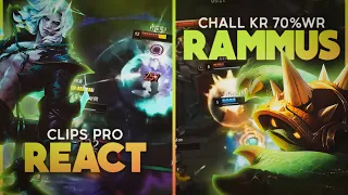 OTP RAMMUS KR CHALLENGER 70%WR - Pandore Reacts 'BEST OF PLAYS CN SUPER SERVER' et 'Rammus Musking'