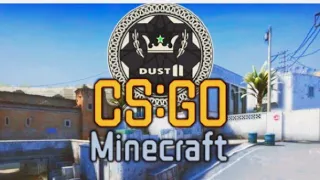 построил Dust 2 из CS:GO  в Minecraft!⛏️⚒️