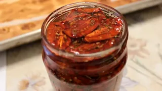 Домашние  ВЯЛЕНЫЕ ТОМАТЫ  НА ЗИМУ! Ароматные✵Domates Kurusu✵ Fragrant Dried Tomatoes.