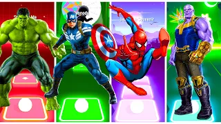 Hulk 🆚 Captain America 🆚 Thanos 🆚 Spider man 🎶 Who Is Best???