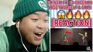 Eminem ft Ed Sheeran - Lose Yourself, Stan (Full Set of Surprise Performance at Detroit) [REACTION]