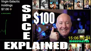 SPCE STOCK $100 VALUE EXPLAINED - Virgin Galactic to $100 @MartynLucas