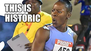 Shericka Jackson Makes History In Women's 100 Meter Dash! || 2023 Jamaican Championships