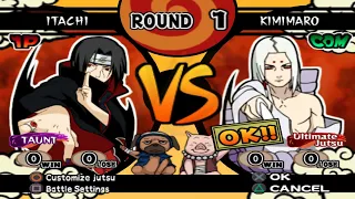 Itachi VS Kimimaro (INSANE) - Naruto Shippuden Ultimate Ninja 4