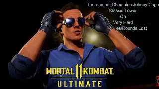 Mortal Kombat 11 Ultimate - Movie Champion Johnny Klassic Tower On Very Hard No Matches/Rounds Lost