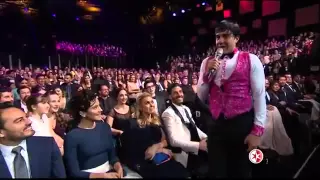 Angelique y Sebastián - Sketch de "Carmelo" Premios Tv y Novelas 2015