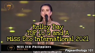 Kelley Day | Top 10 Q and A Miss Eco International 2021