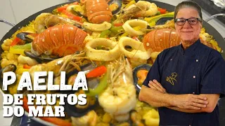 Como fazer uma PAELLA de frutos do mar | Chef Zeca ensina!