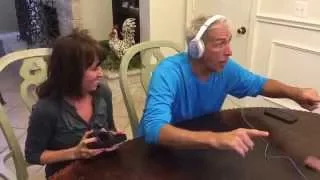 My parents perfect reaction to our baby announcement!