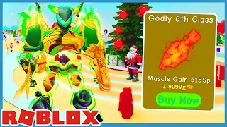 I Unlocked Godly Class Weights! Max Size & Muscles! - Roblox Lifting Simulator