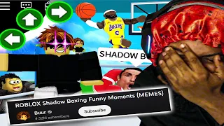 BUUR SHADOW BOXING IS HILARIOUS | ROBLOX Shadow Boxing Funny Moments (MEMES) REACTION