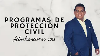 Programas de Protección Civil Actualizaciones 2022