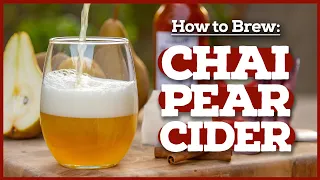 CHAI PEAR CIDER [How to Make Cider] 🍐🫖