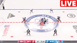 NHL LIVE - New York Rangers vs Montreal Canadiens - 15th Feb 2024 | NHL Full Game Highlights NHL 24