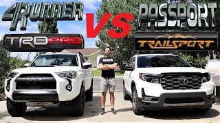 2023 Toyota 4Runner VS 2023 Honda Passport TrailSport: Which Off-Roader Is Best?